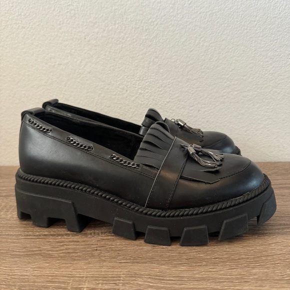 Kelsi Dagger Brooklyn Burke Lug Sole Loafer, Size 9 - Picture 1 of 8